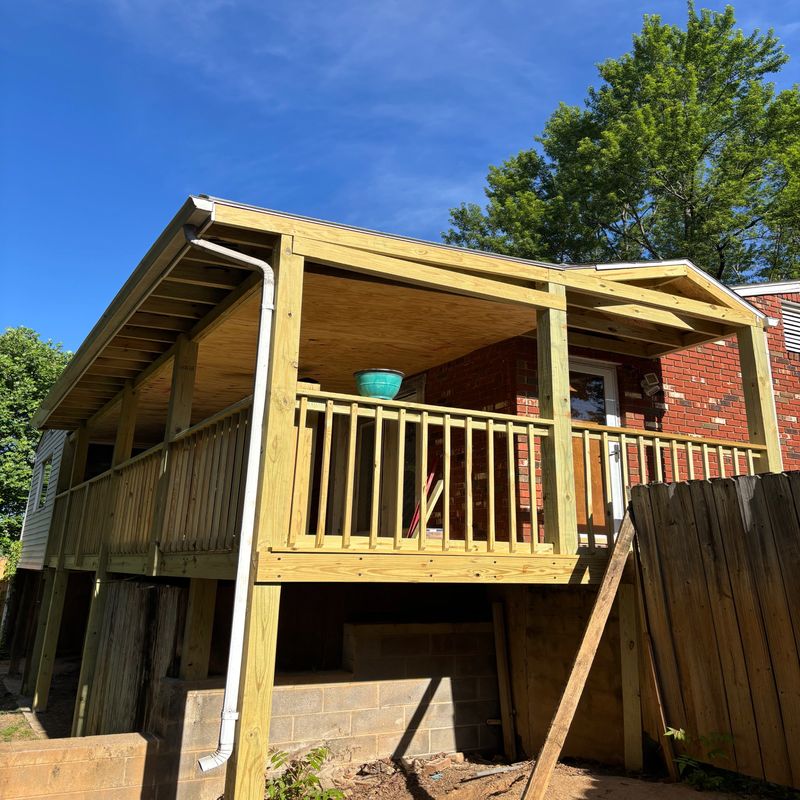 Deck after renovation