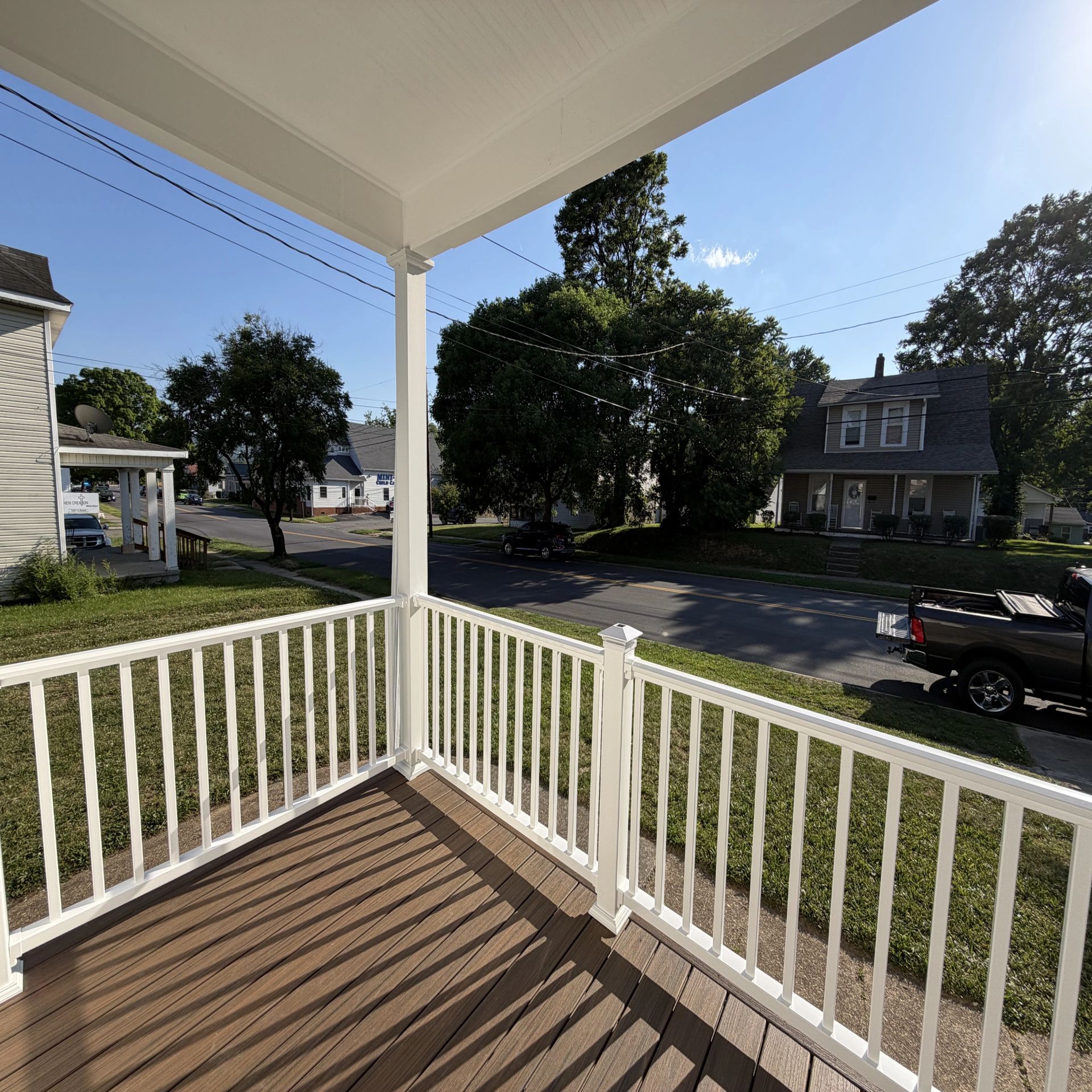 Composite front porch
